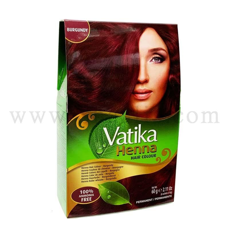 Vatika Henna Hair Colour - Burgundy 60g - Shaalis.com